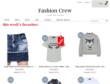 Tablet Screenshot of fashioncrew.nl